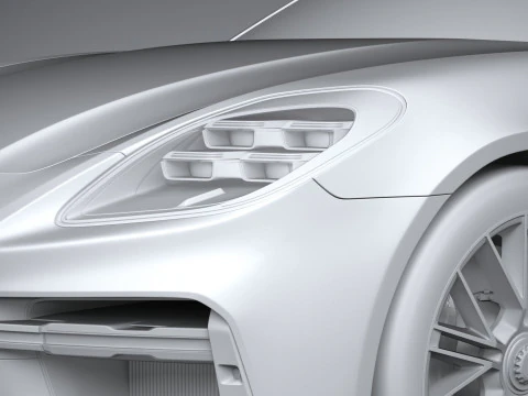 Porsche Panamera Turbo S 2024 3D Model