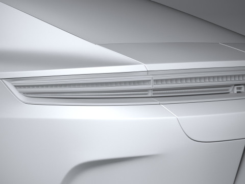 Porsche Panamera Turbo S 2024 3D Модель