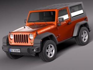 Jeep Wrangler Rubicon 2012 3D Model