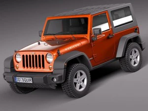 吉普牧马人 Rubicon 2012 3D 模型