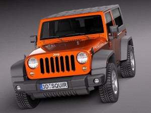 Jeep Wrangler Rubicon 2012 Modelo 3D