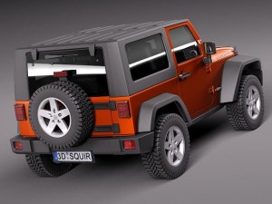 Jeep Wrangler Rubicon 2012 Modelo 3D