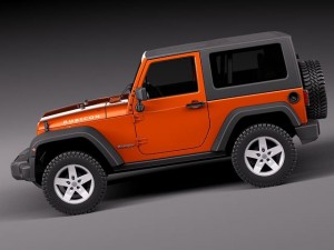 Jeep Wrangler Rubicon 2012 Modelo 3D