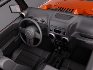 Jeep Wrangler Rubicon 2012 Modelo 3D