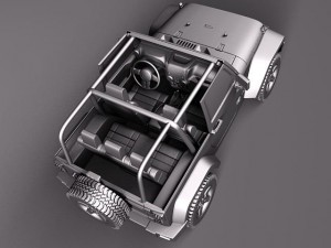 Jeep Wrangler Rubicon 2012 Modelo 3D