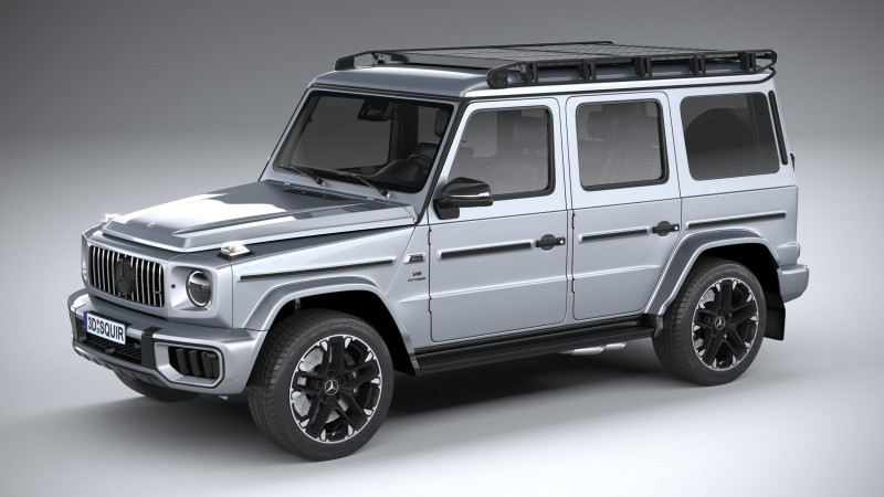 Mercedes-Benz G63 AMG 2025 3D 모델 .c4d .max .obj .3ds .fbx .stl .blend 