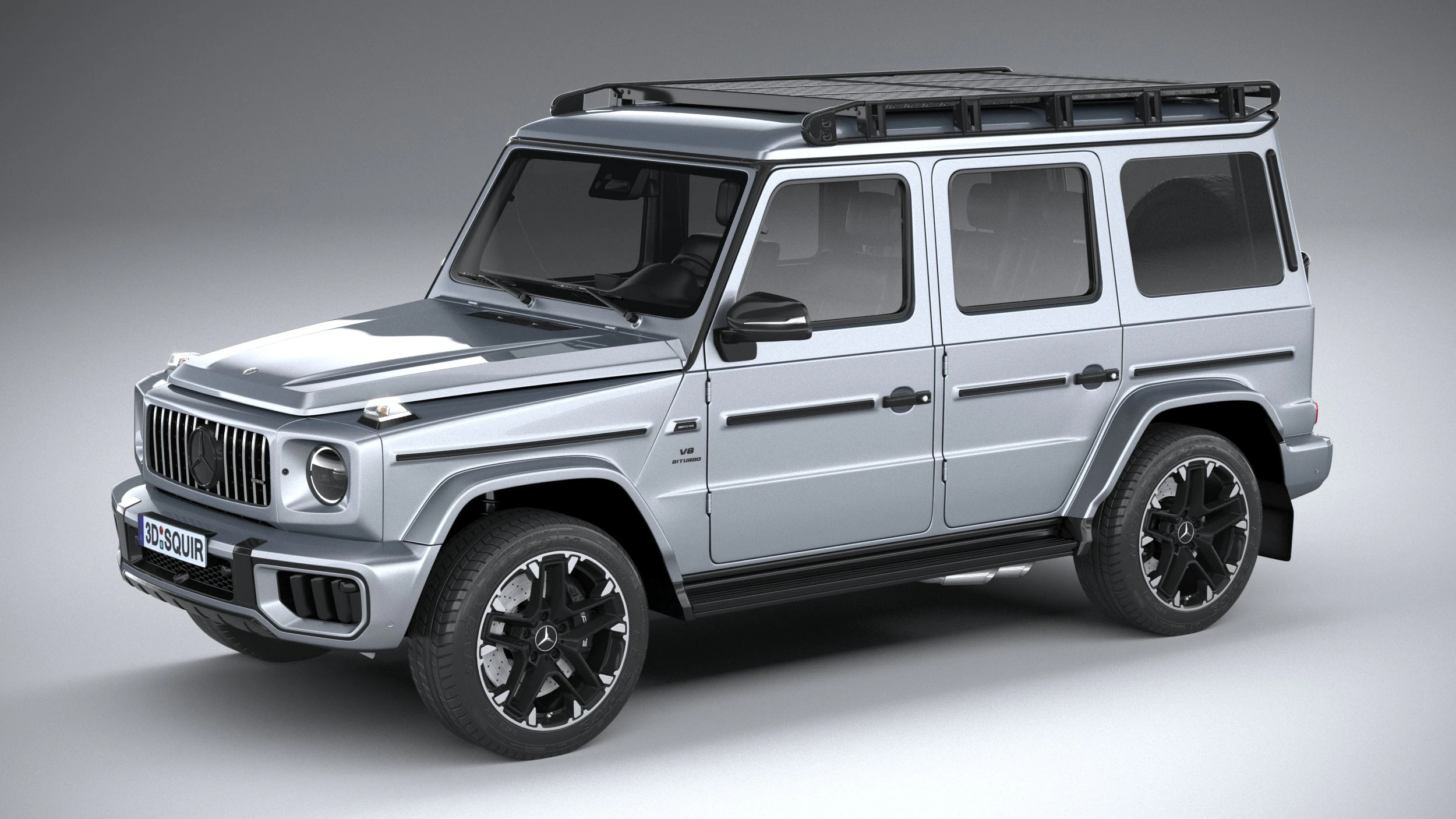 Mercedes-Benz G63 AMG 2025 3D Model .c4d .max .obj .3ds .fbx .stl .blend
