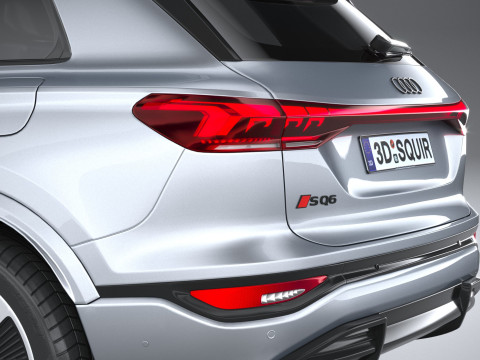 Audi SQ6 e-tron 2025 3D Model