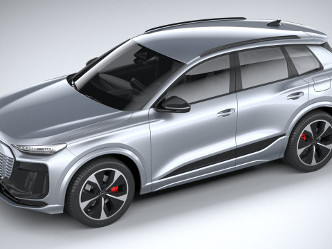 Audi SQ6 e-tron 2025 3D Model