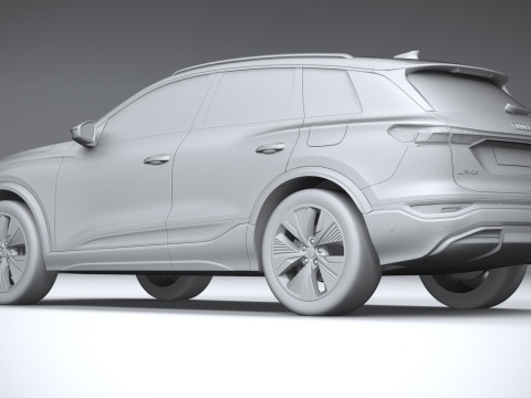 Audi SQ6 e-tron 2025 3D Model