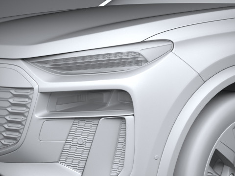Audi SQ6 e-tron 2025 3D Model
