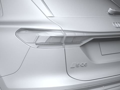 Audi SQ6 e-tron 2025 3D Model