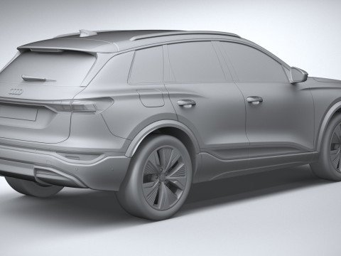 Audi SQ6 e-tron 2025 3D Model