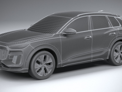 Audi SQ6 e-tron 2025 3D Model
