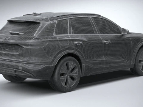 Audi SQ6 e-tron 2025 3D Model