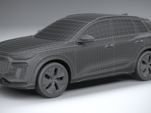Audi SQ6 e-tron 2025 3D Model