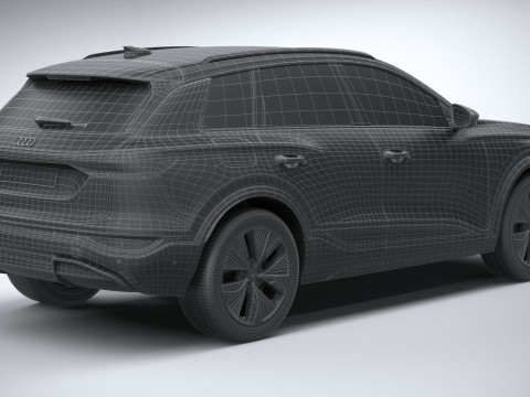 Audi SQ6 e-tron 2025 3D Model