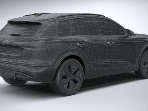 Audi SQ6 e-tron 2025 3D Model