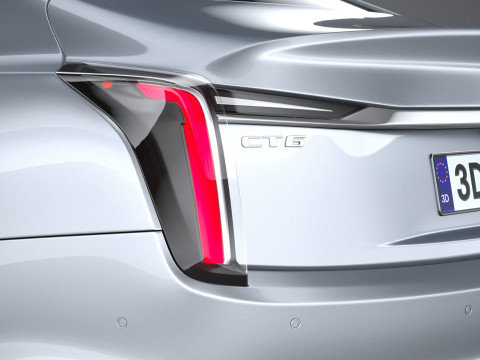 Cadillac CT6 2024 Model 3D