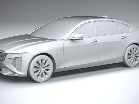 Cadillac CT6 2024 Model 3D