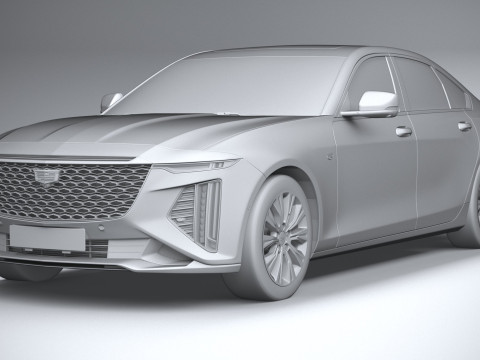 Cadillac CT6 2024 Model 3D