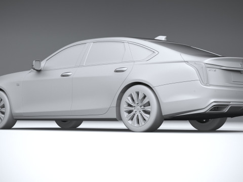 Cadillac CT6 2024 Model 3D
