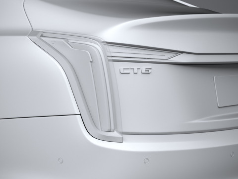 Cadillac CT6 2024 Model 3D