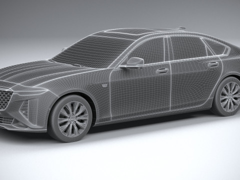 Cadillac CT6 2024 Model 3D