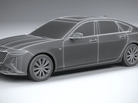 Cadillac CT6 2024 3D Model