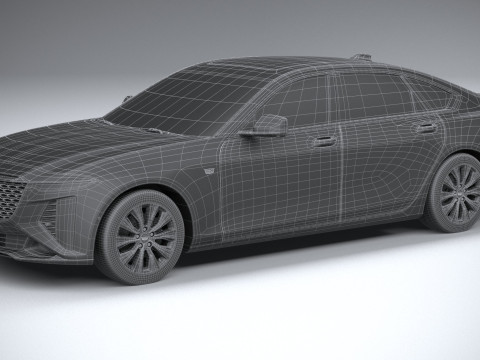 Cadillac CT6 2024 Model 3D