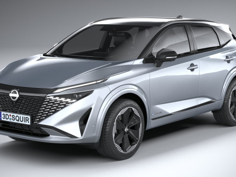 Nissan Qashqai 2025 3D मॉडल