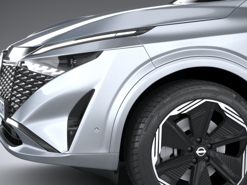 Nissan Qashqai 2025 3D मॉडल