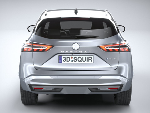Nissan Qashqai 2025 3D मॉडल