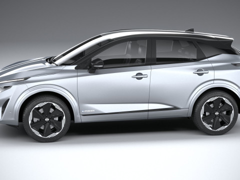 Nissan Qashqai 2025 3D मॉडल