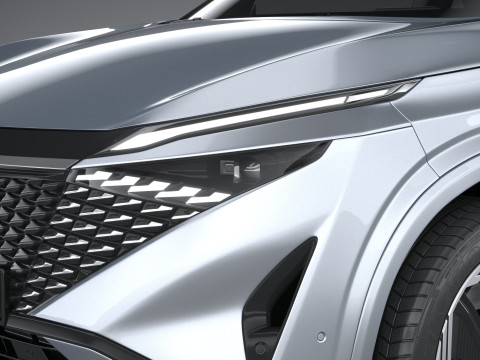 Nissan Qashqai 2025 3D मॉडल