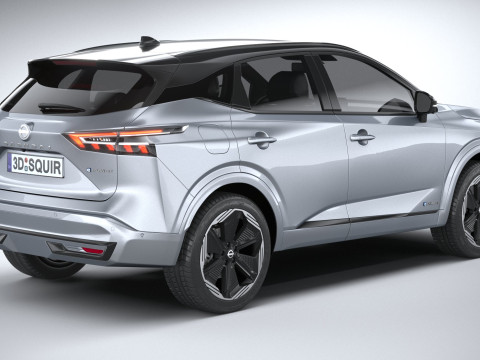Nissan Qashqai 2025 3D मॉडल