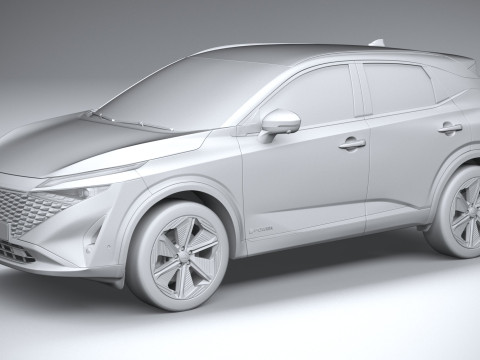 Nissan Qashqai 2025 3D मॉडल