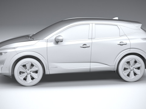 Nissan Qashqai 2025 3D मॉडल