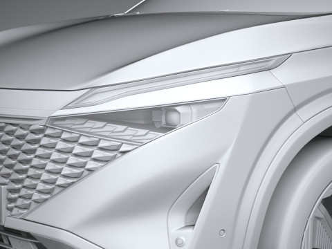 Nissan Qashqai 2025 3D मॉडल