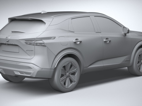 Nissan Qashqai 2025 3D मॉडल