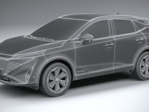 Nissan Qashqai 2025 3D मॉडल