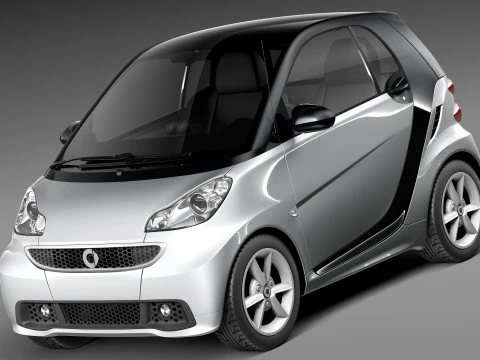 Smart 42 Fortwo 2013 Modelo 3D