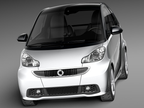 Smart 42 Fortwo 2013 3D-Modell