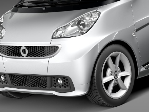 Smart 42 Fortwo 2013 3D-Modell