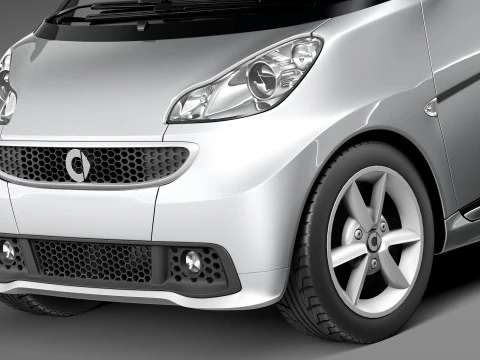 Smart 42 Fortwo 2013 3D Model