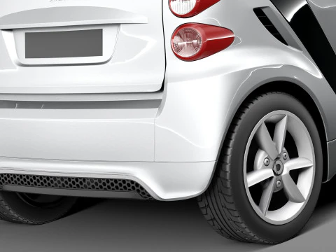 Smart 42 Fortwo 2013 3D Model