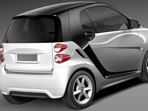 Smart 42 Fortwo 2013 3D-Modell