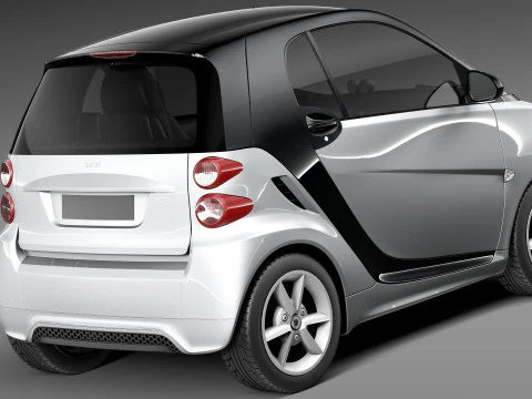 Smart 42 Fortwo 2013 3D Model