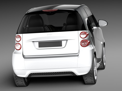 Smart 42 Fortwo 2013 3D-Modell