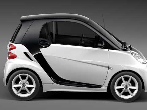 Smart 42 Fortwo 2013 3D-Modell